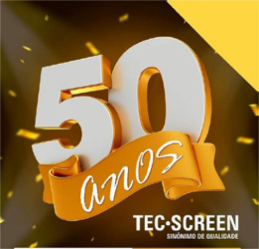 Tec-Screen comemora 50 anos de vida